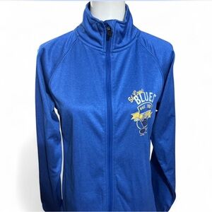 NHL St. Louis Blues Hockey Women's Blue Zip Up Jacket NWT L